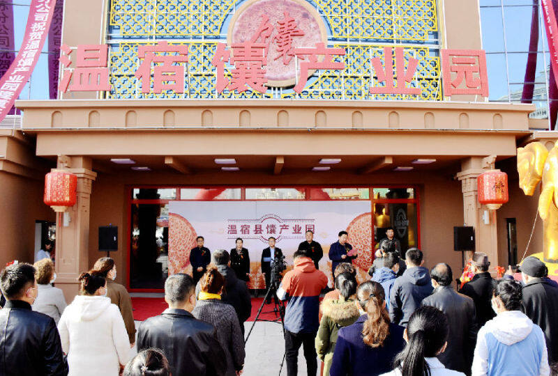 新疆温宿县馕产业园开业仪式在金桥中心馕产业园举行,县委书记李新斌