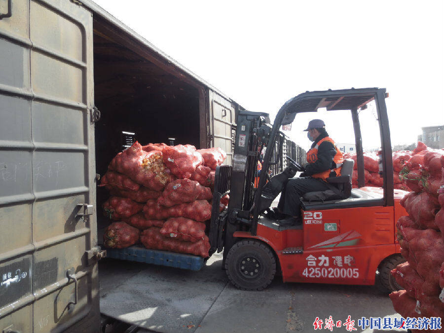 千里送爱心陇原300吨洋葱坐火车紧急驰援武汉