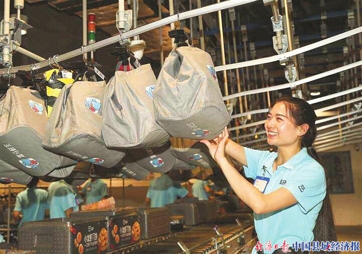 盒马鲜生分拣线一角 (图据青白江区委宣传部)