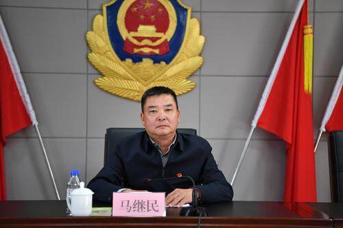 马继民为全体关警员讲党史