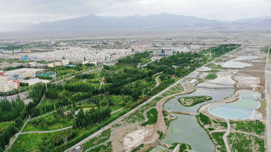 新疆和硕县24团图片