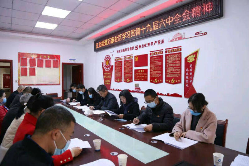 党员聚精会神聆听、做笔记。 （石晨 摄）