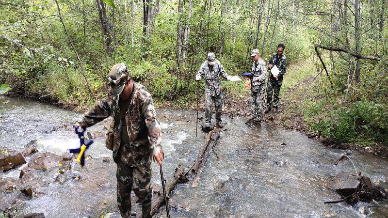 呼源林场组织夏季林班巡察巡护,确保松林资源安全 (王红 摄)