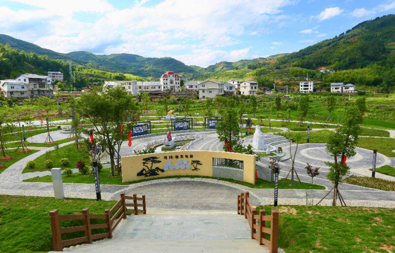 湖林乡前坑村,风景如画.(李小星 摄)