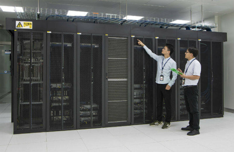 数据处理中心(张伟伟 摄)