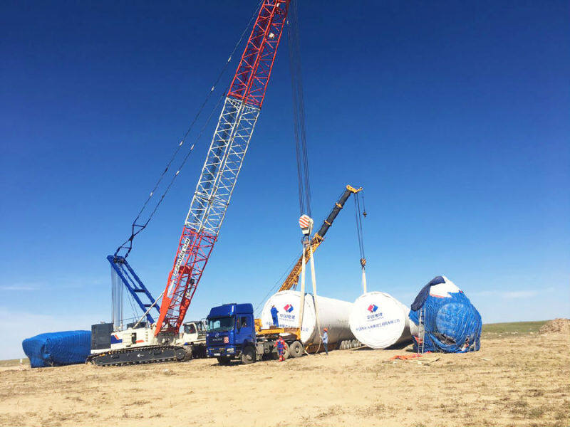 新疆巴克图口岸全力保障中亚最大风电项目设备高效通关