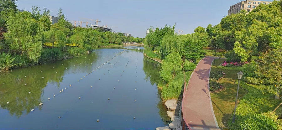 杭州五常街道绿地滨水满足人民美好生活