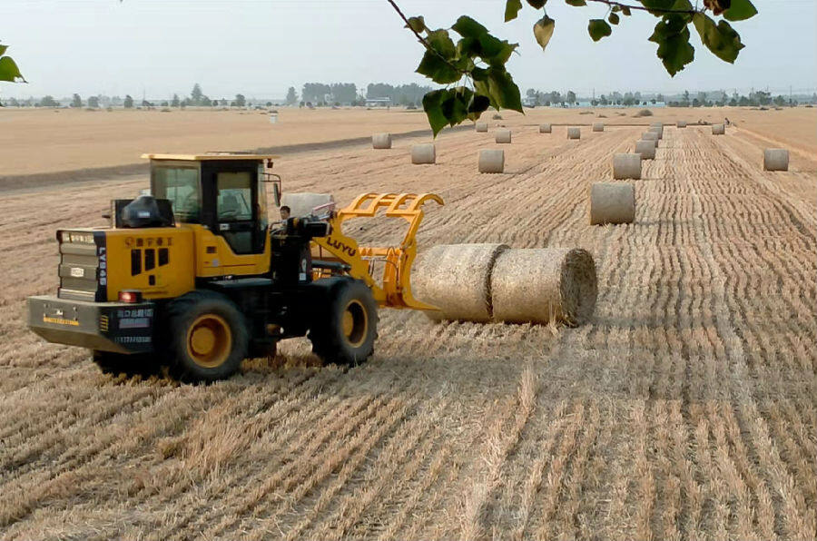 河南商水县巴村镇麦秸有了好出路