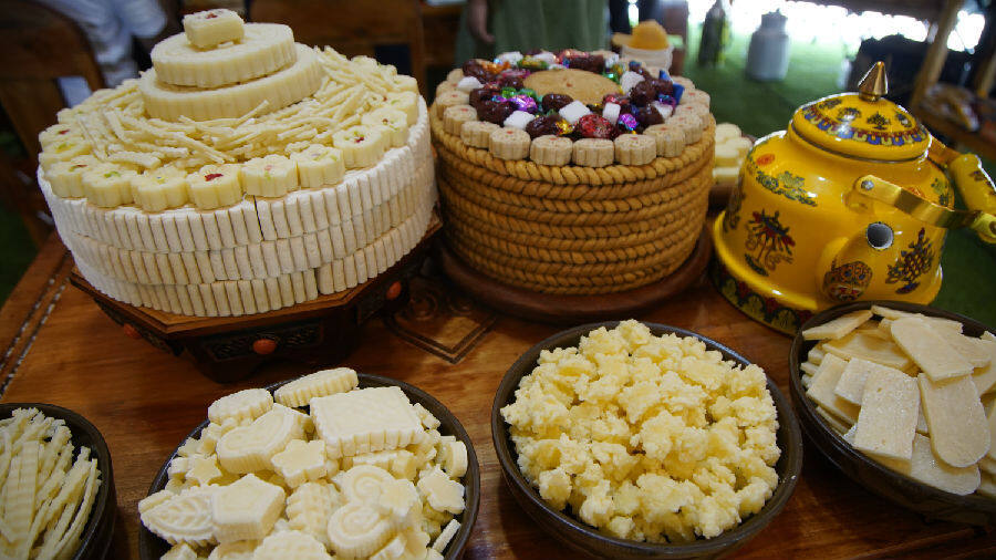 正蓝旗传统奶酪(宫立灵 摄)
