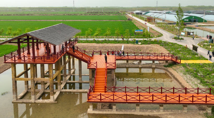 省级特色田园乡村——新民村(孙荪 摄)"2023年度,我们灌南县将继续