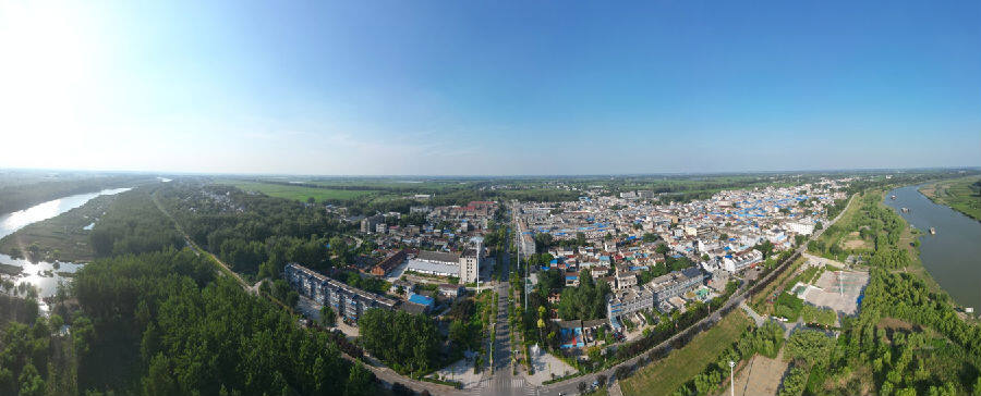 安徽怀远龙亢镇美丽乡村一景(何婕 摄)