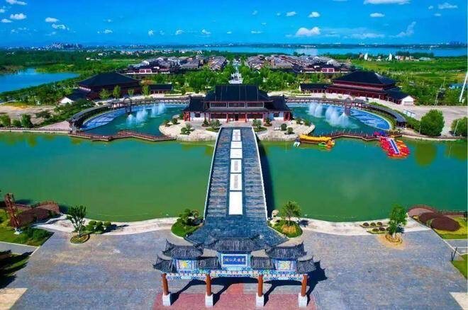 图为孝南区的凤凰天仙城景区(孝感萱 摄)