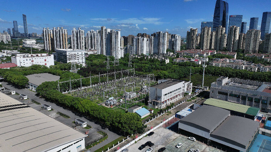 苏州轨道交通8号线110千伏跨阳路变电站顺利投运（秦旭晨 摄）