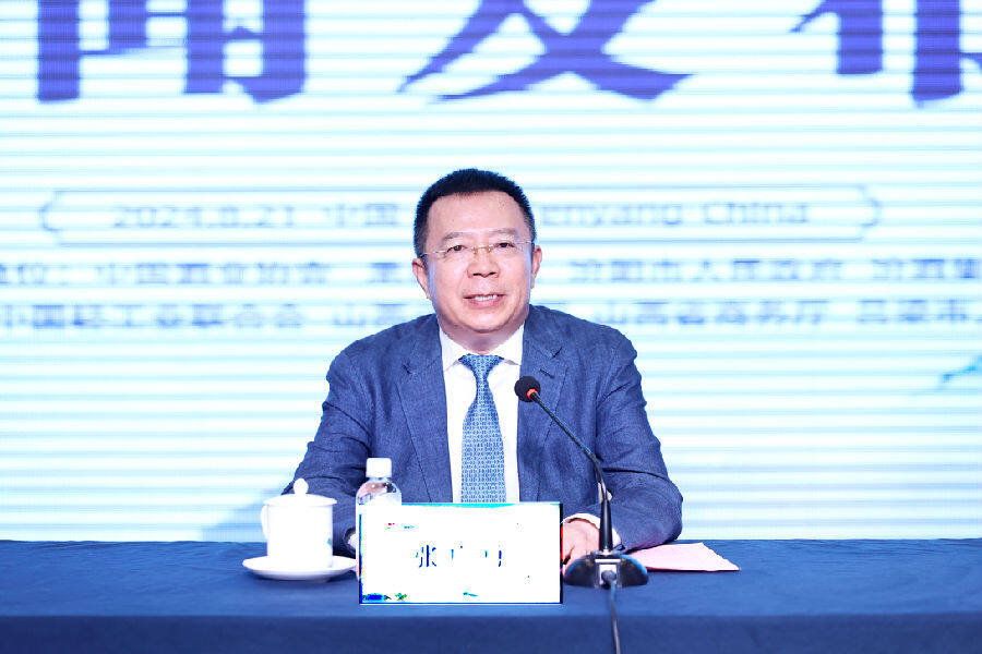 吕梁市委副书记、市长张广勇致辞（侯利军 摄）