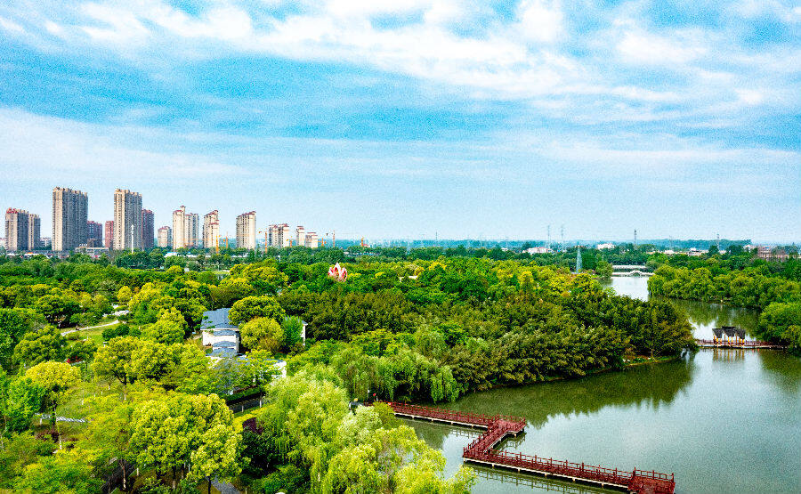 图为风光旖旎的新汉川（倪娜 摄）