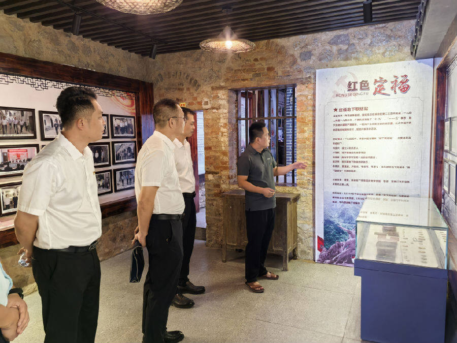党员到定福村开展学习活动（刘昊 摄）
