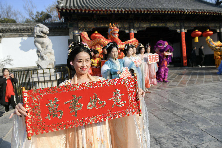 2025“孔府过大年·儒韵中国年”活动现场（杨国庆 摄）