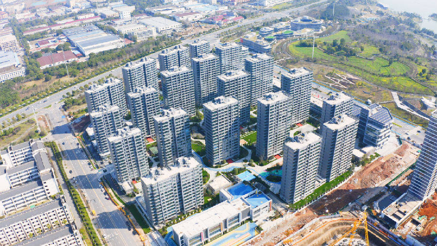 浙江金华中交吕塘项目航拍图（梁勋杰 摄）
