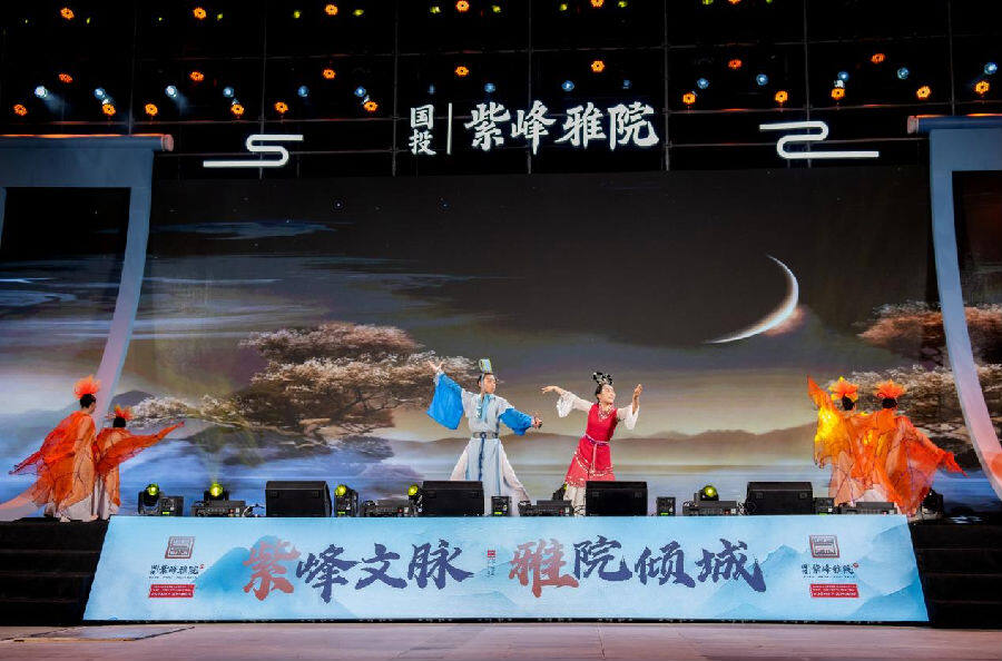 宜城花鼓戏《宋玉》（马明学 摄）