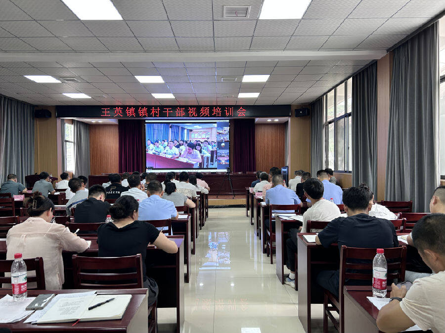 视频培训会现场（倪婷婷 摄）