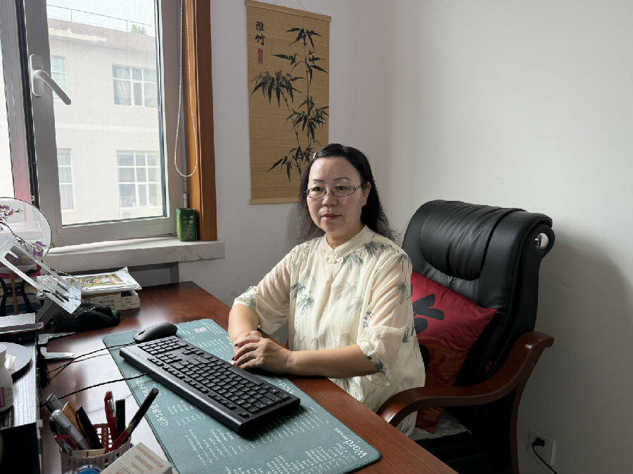 李朋霞代表。（席兆平 摄）