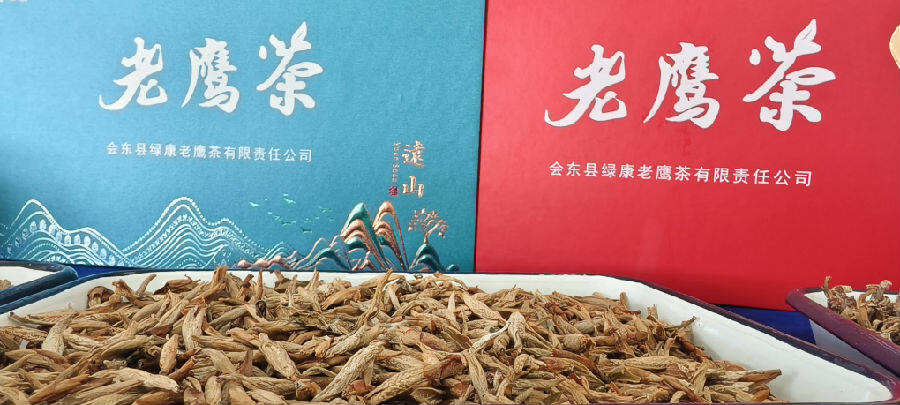  会东老鹰茶之“芽子茶”。（戚原 摄）