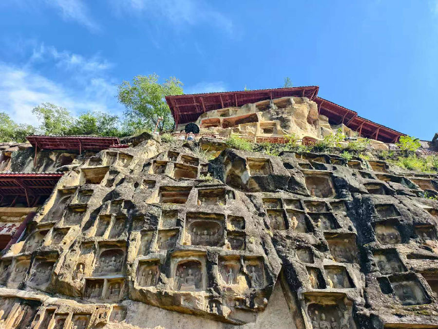 千佛崖景区景色（戚原 摄）