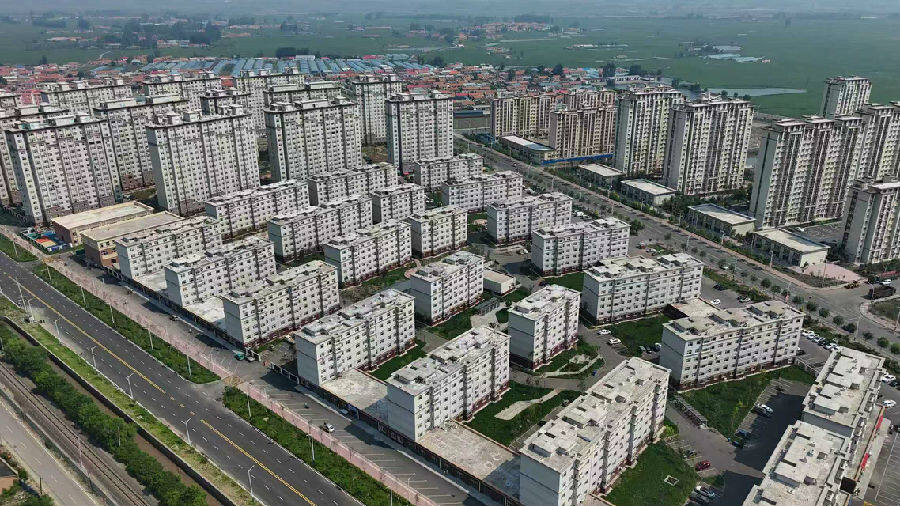 焕然一新的城市面貌。（张明新 摄）