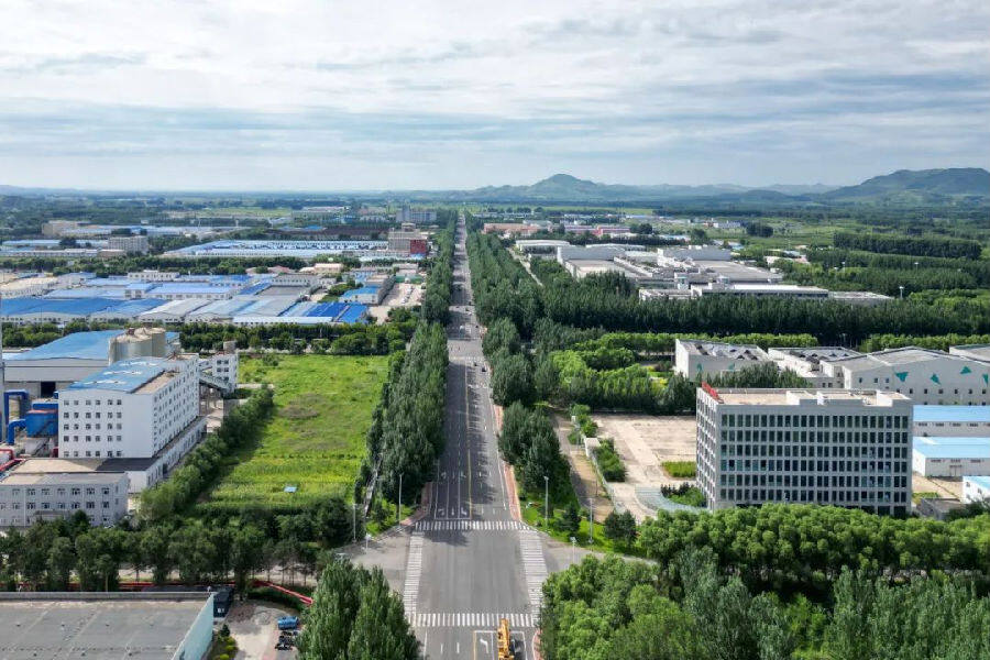 乌兰浩特绿色产业园全景（梁子晶 摄）