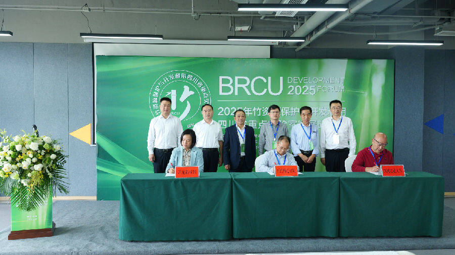 签约现场（古良驹 摄）