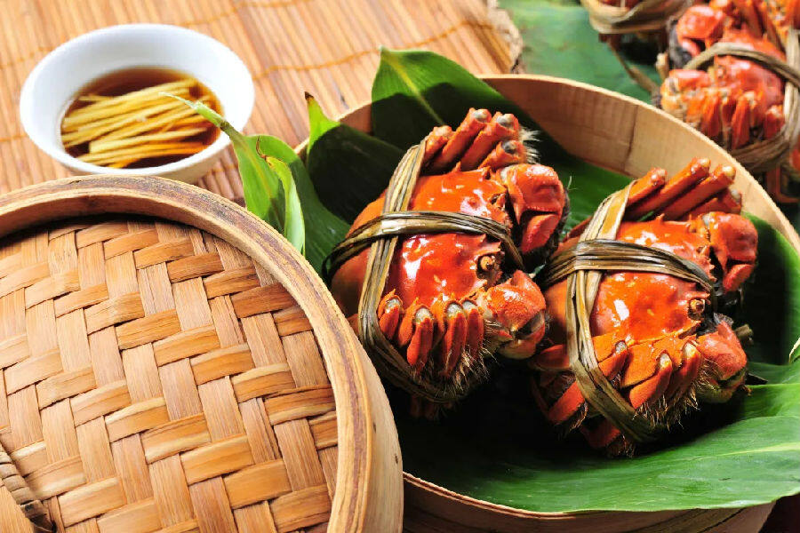 昆山巴城阳澄湖大闸蟹（陆飞 摄）