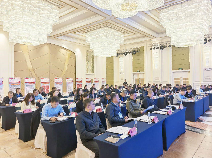 全省推进工伤保险“一件事”现场会暨通报省级统筹评估情况座谈会（薛荃文 摄）